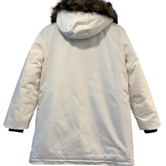 Faux Fur Mid-Length Hooded Parka with Large Pockets. NWT - Picture 9 of 14